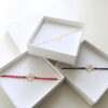 GOLD PLATED BRACELET WAVE RED - Image 5